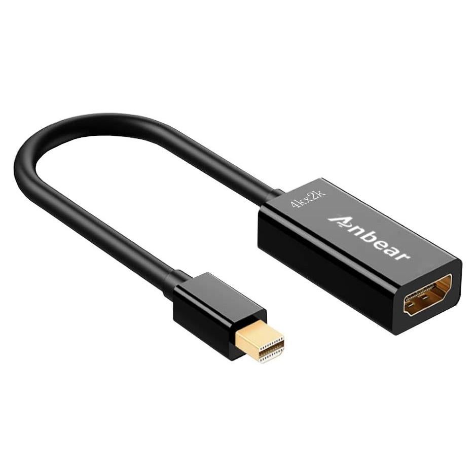 Adaptador Mini DisplayPort a HDMI 4K Anbear 20cm
