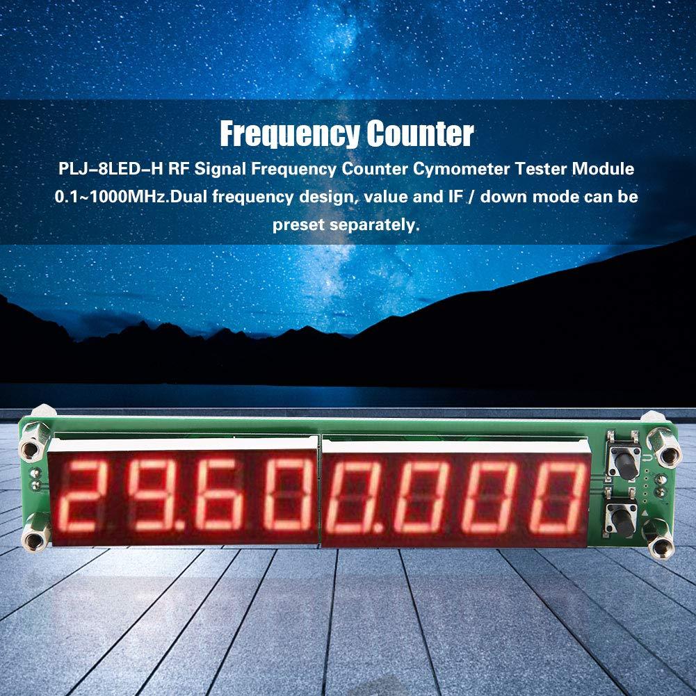 Contador de Frecuencia RF PLJ-8LED-H 0.1 a 2400 MHz Rojo