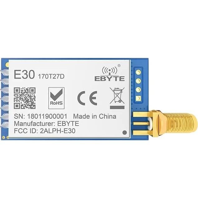 Módulo RF Inalámbrico SI4463 170MHz Transceptor VHF 500mW