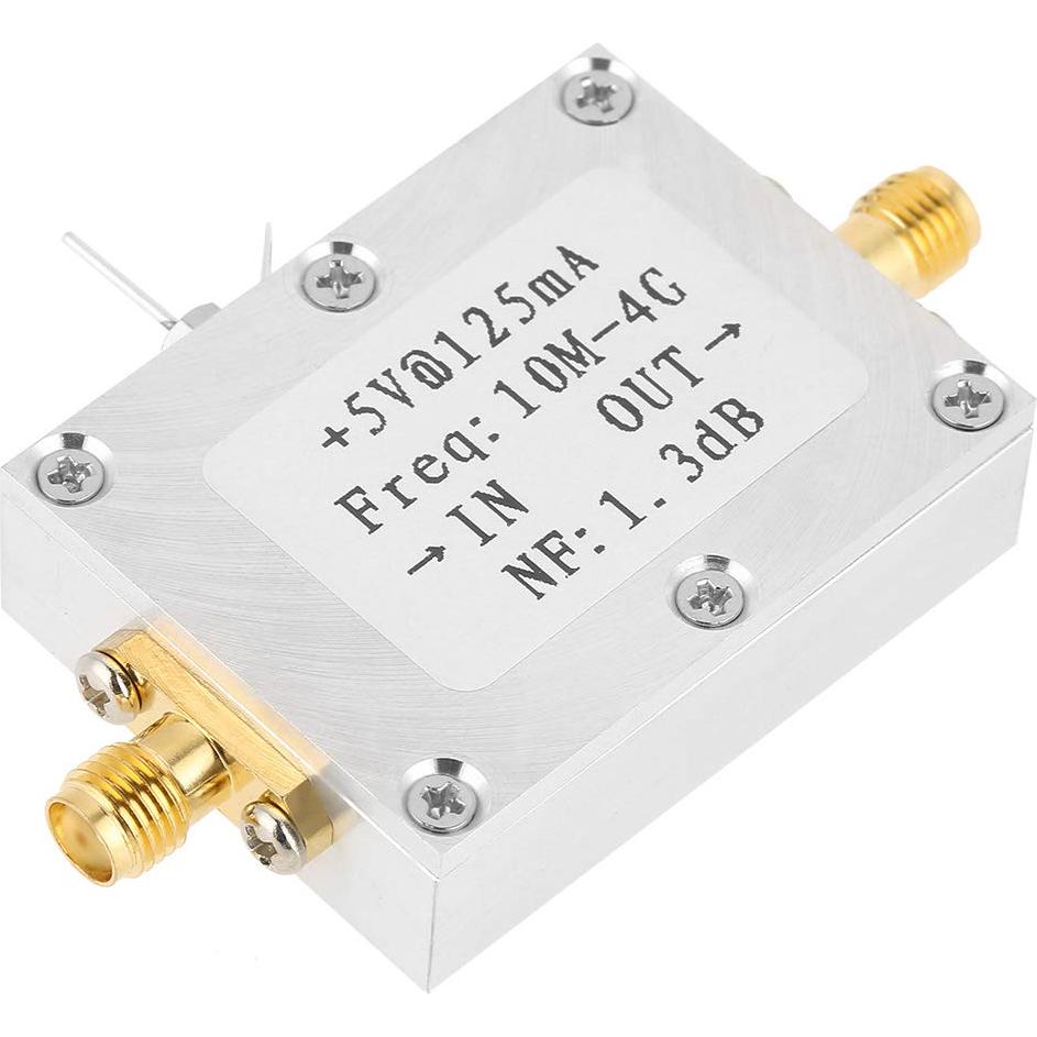 Módulo Amplificador RF de Bajo Ruido 21dB TOPINCN 0.01-4GHz