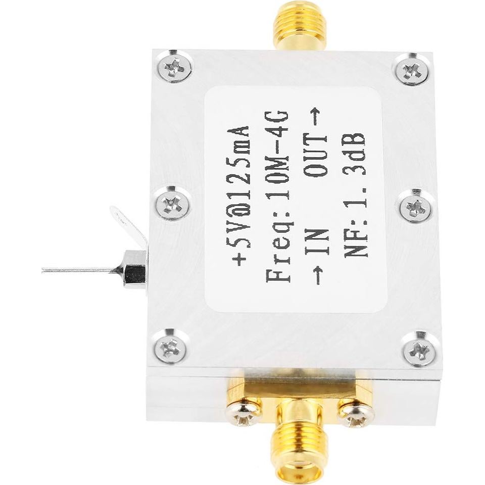 Módulo Amplificador RF de Bajo Ruido 21dB TOPINCN 0.01-4GHz