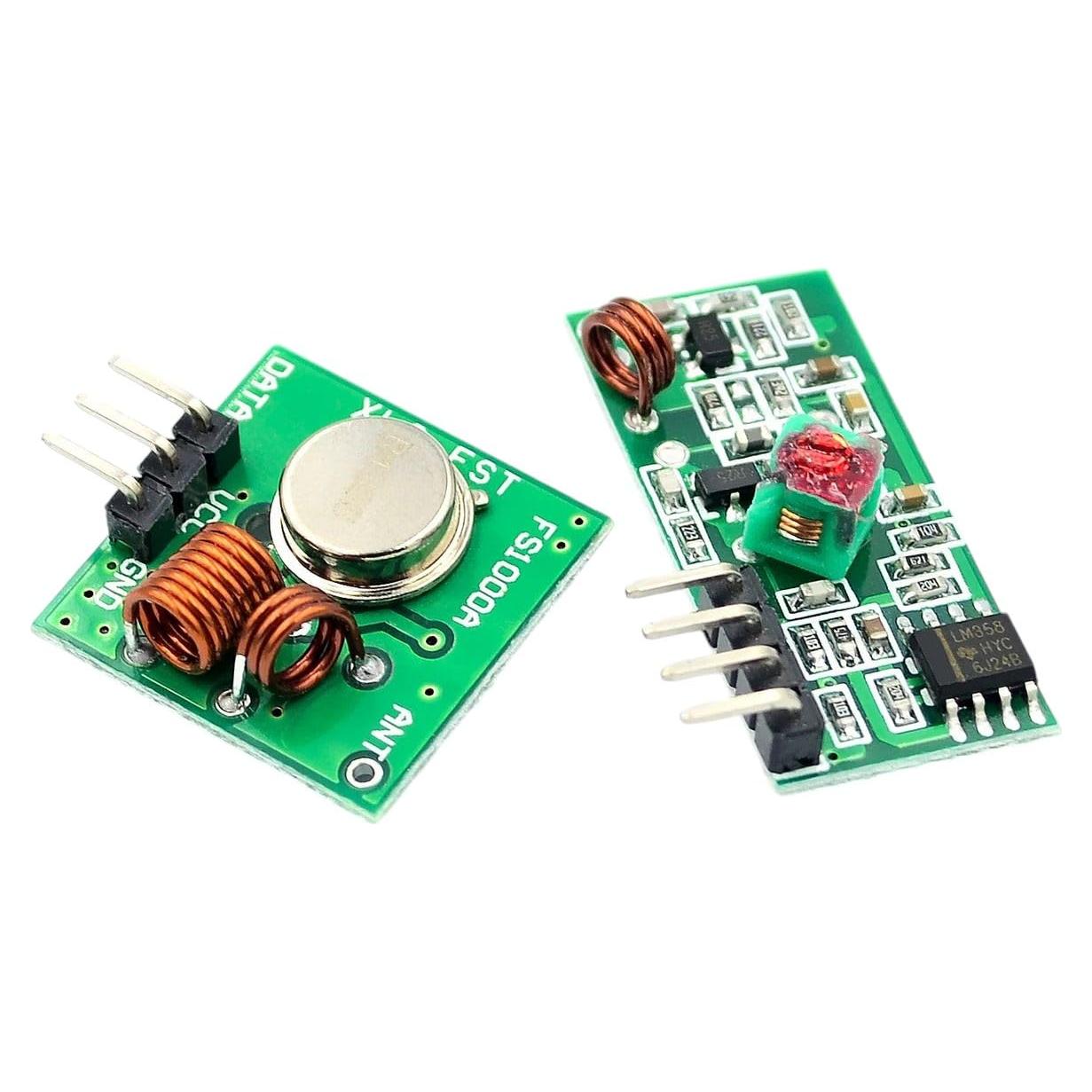 Rf Wirelets Receiver Module & Transmitter Board Regeneration 433MHZ DC5V (Ask/OOK) 1pair =2pcs New 2025 for Arrival High Reliable Electronic Component, Precision, Stable Performance
