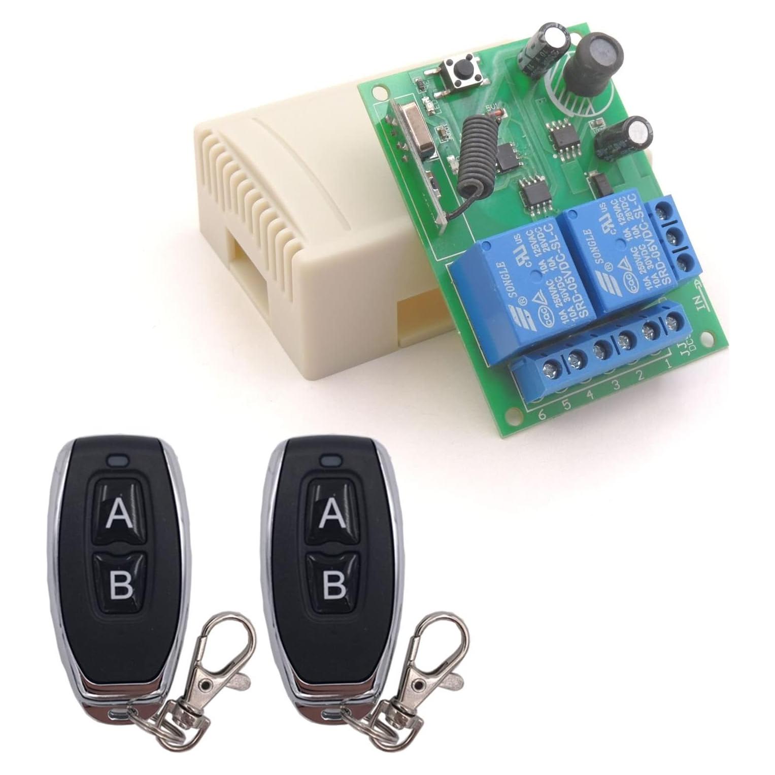 Interruptor Control Remoto Inalámbrico DieseRC 24V 10A 433Mhz