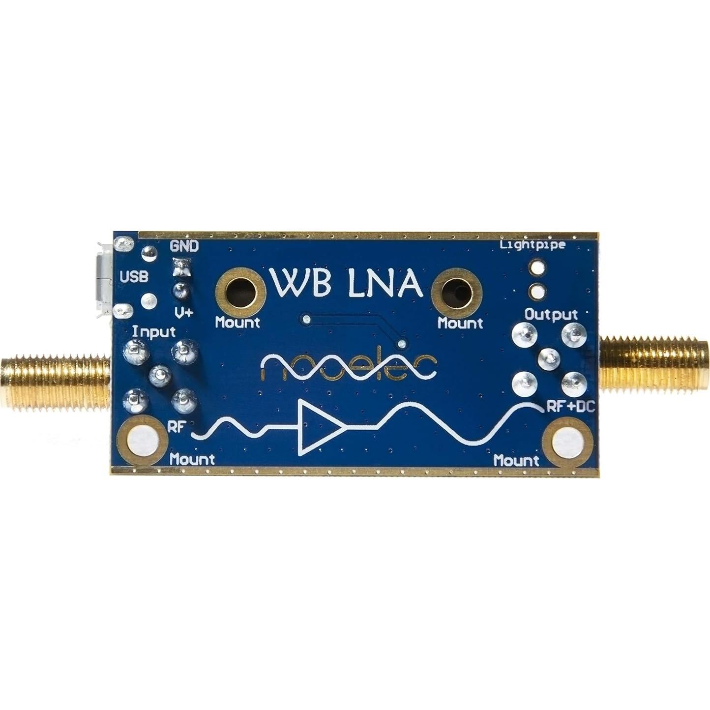 Módulo Amplificador LNA Nooelec 20MHz-4000MHz USB Bias Tee