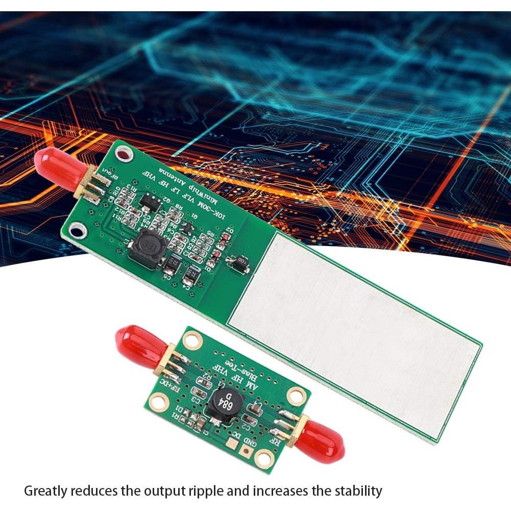 Antena Activa Mini-Whip Fafeicy 10KHz-30MHz SMA Hembra