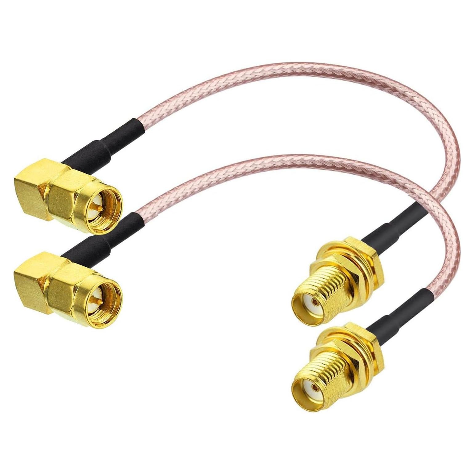Cables de Antena Coaxial DHT Electronics SMA 15.24 cm - Paquete de 2