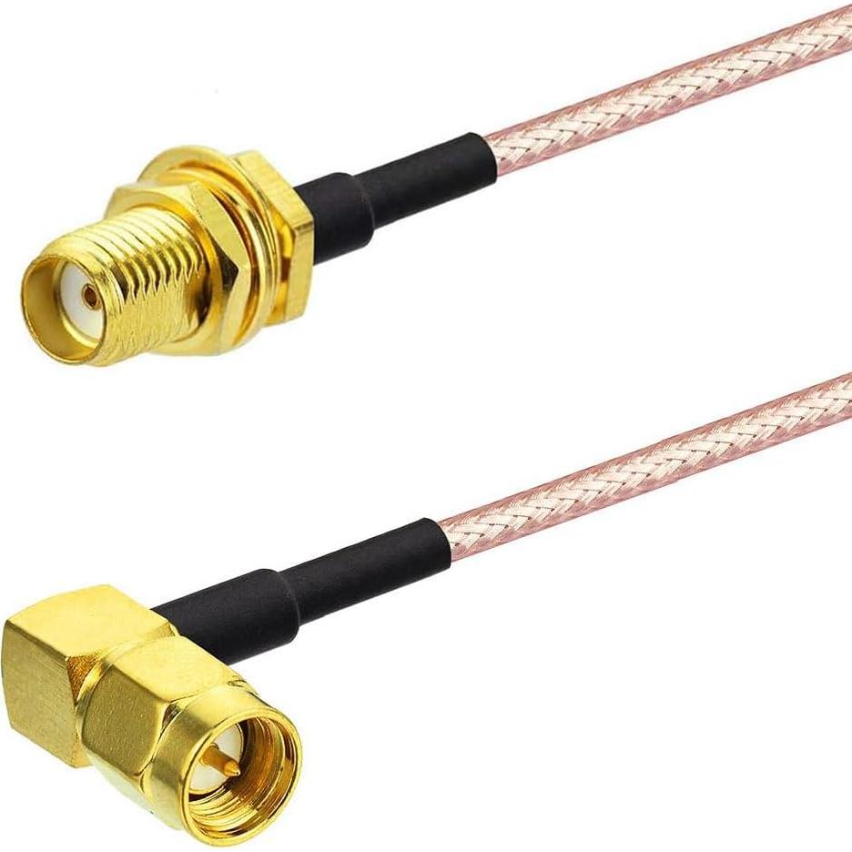 Cables de Antena Coaxial DHT Electronics SMA 15.24 cm - Paquete de 2