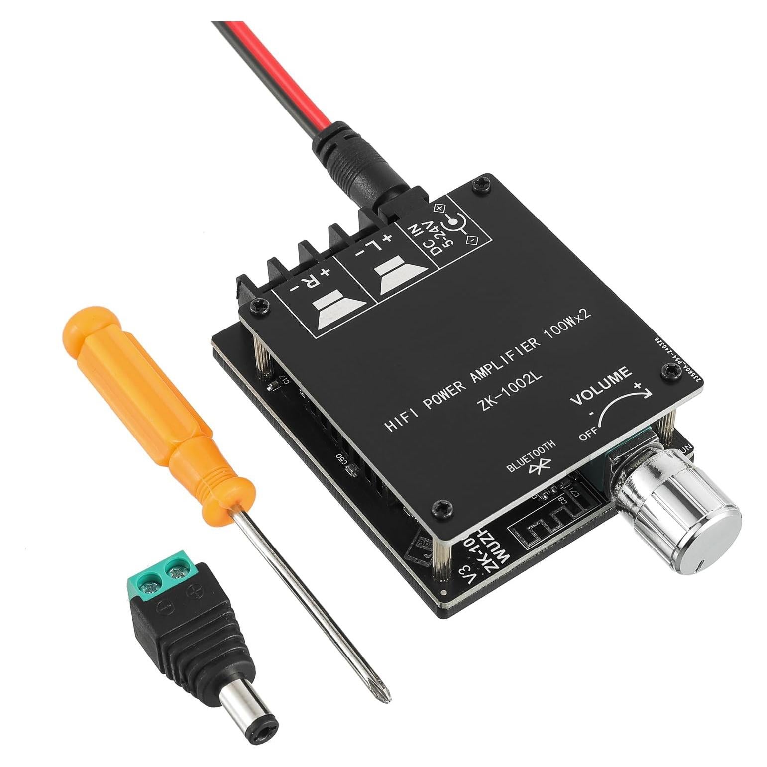 Amplificador Bluetooth 200W EPLZON ZK-1002L 5-24V 2CH