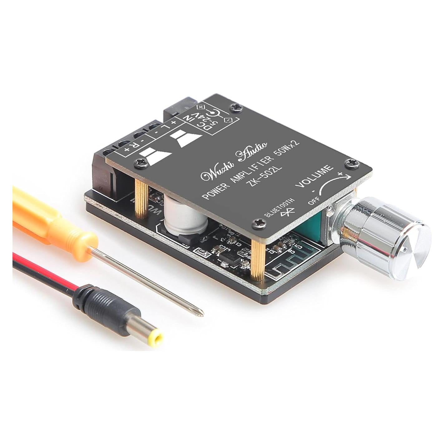 Amplificador de Potencia Clase D Wuzhi ZK-502L Bluetooth 5.0