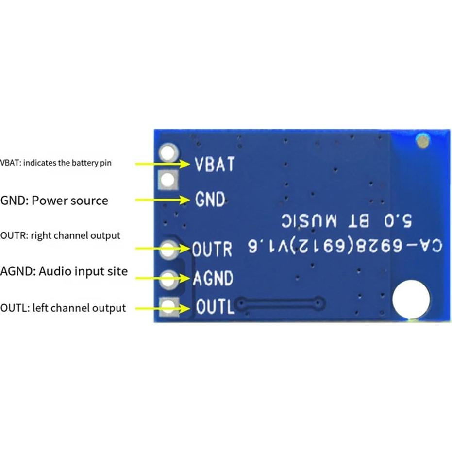 Módulo Bluetooth Viodmss CA-6928 5V 3W Amplificador Audio