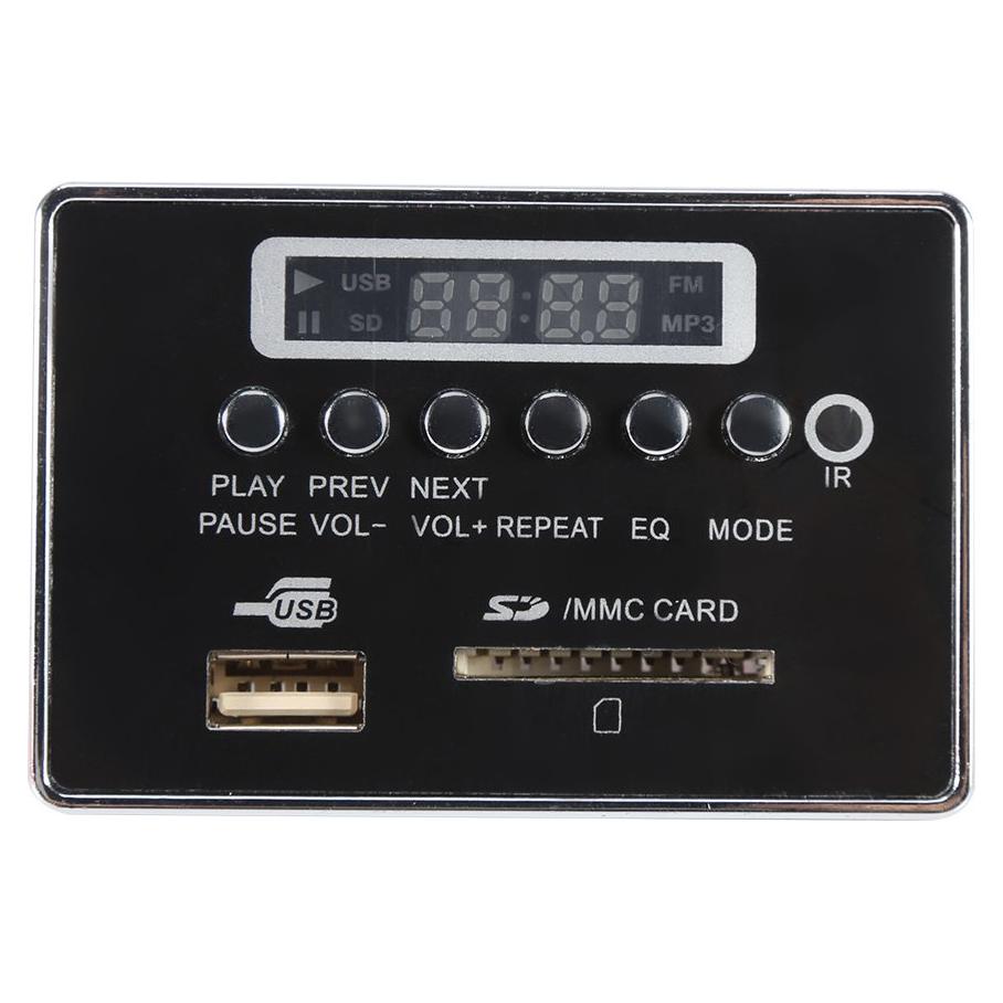 Módulo Decodificador de Audio Bluetooth Oumefar DC 12V USB SD