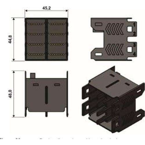 Controlador de Proceso Bluetooth Novus 820K48 USB 24V 1 Relé 48x48mm