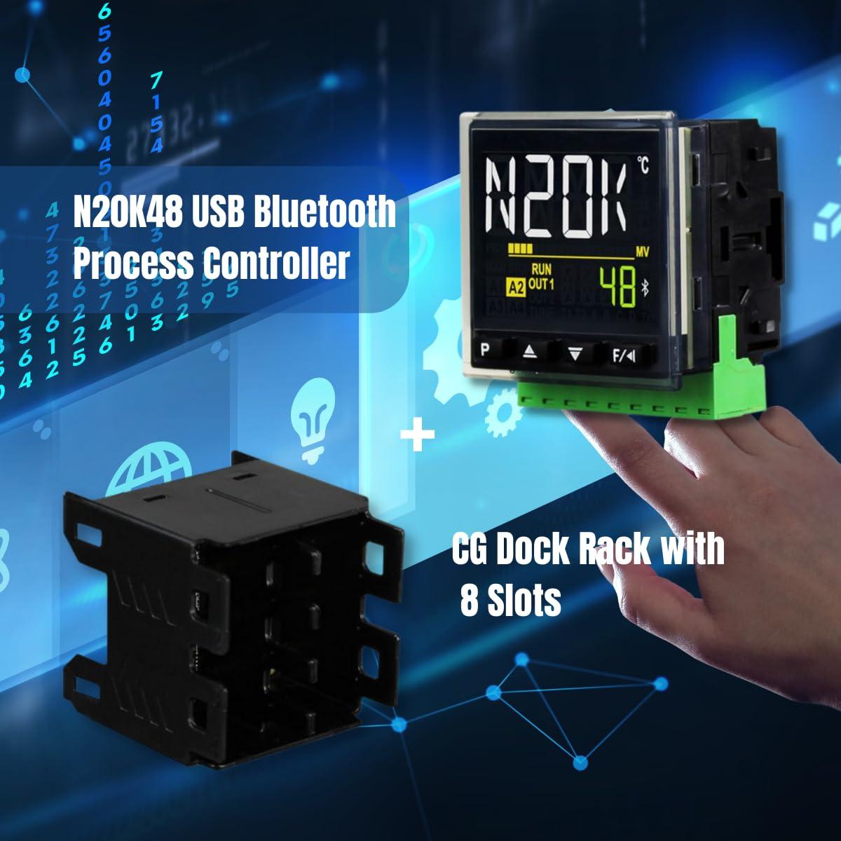 Controlador de Proceso Bluetooth Novus 820K48 USB 24V 1 Relé 48x48mm