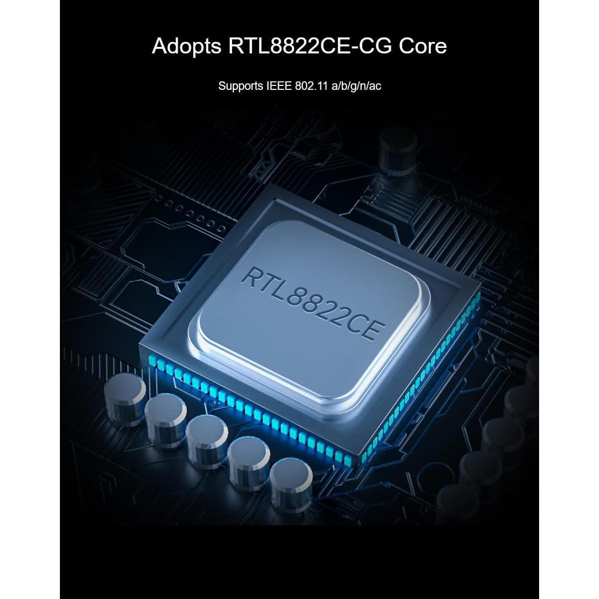 Módulo WiFi Doble Banda Waveshare RTL8822CE 2.4G/5GHz