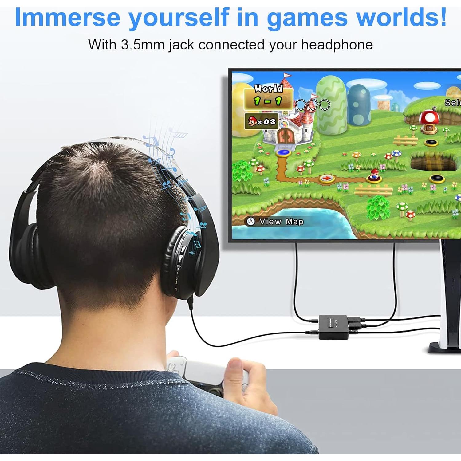 Extractor de Audio Bluetooth HDMI WIISTAR M040 4K 30Hz