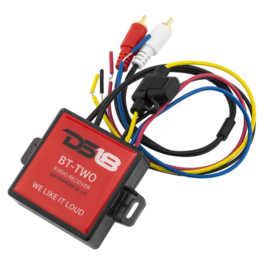 Receptor Bluetooth DS18 BT-TWO IP65, RCA Estéreo, BT 4.0