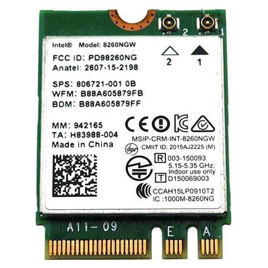 Adaptador Wi-Fi HighZer0 AC 8260 867Mbps Bluetooth 4.2