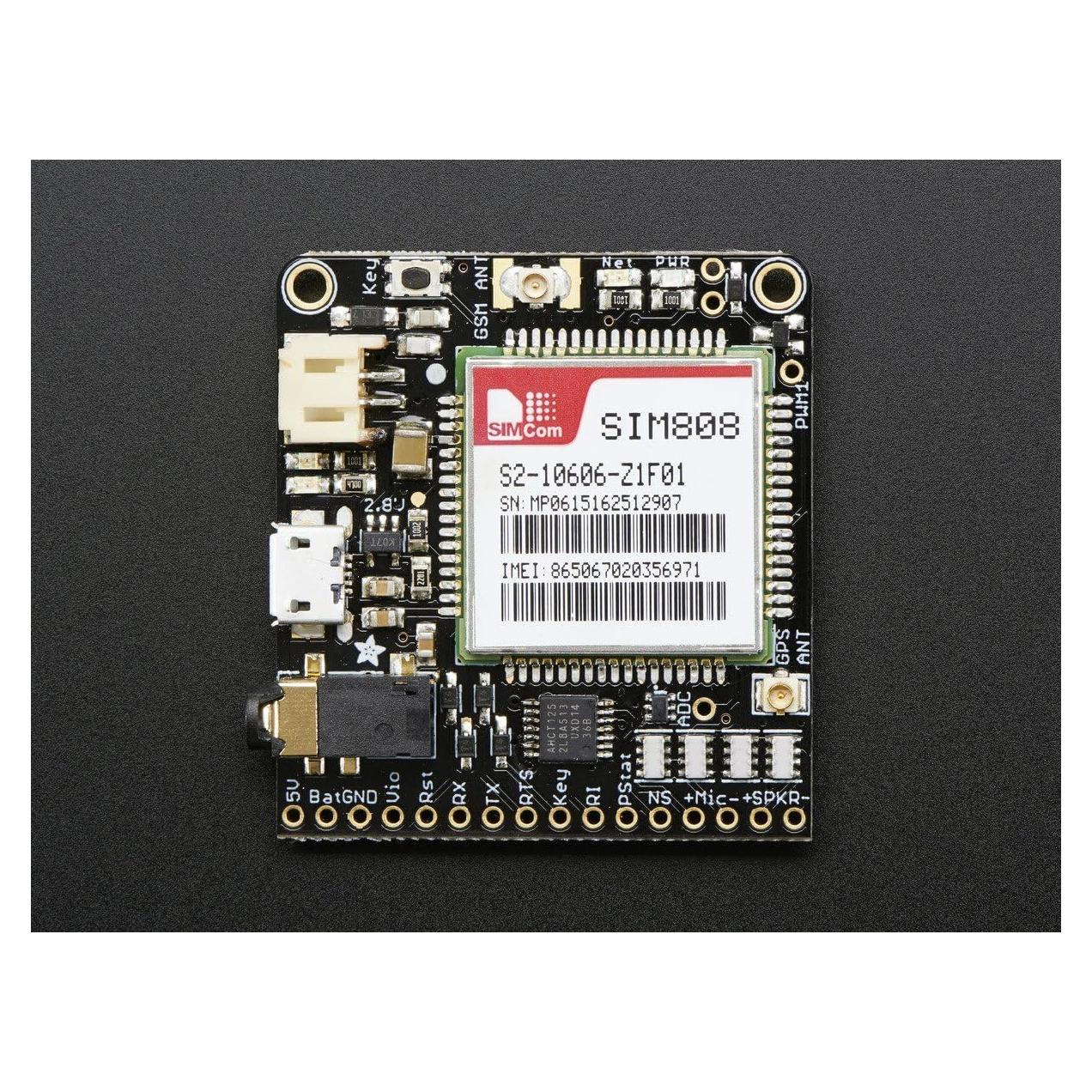 Módulo Celular GSM + GPS Adafruit FONA 808 - 4.45x4.06cm