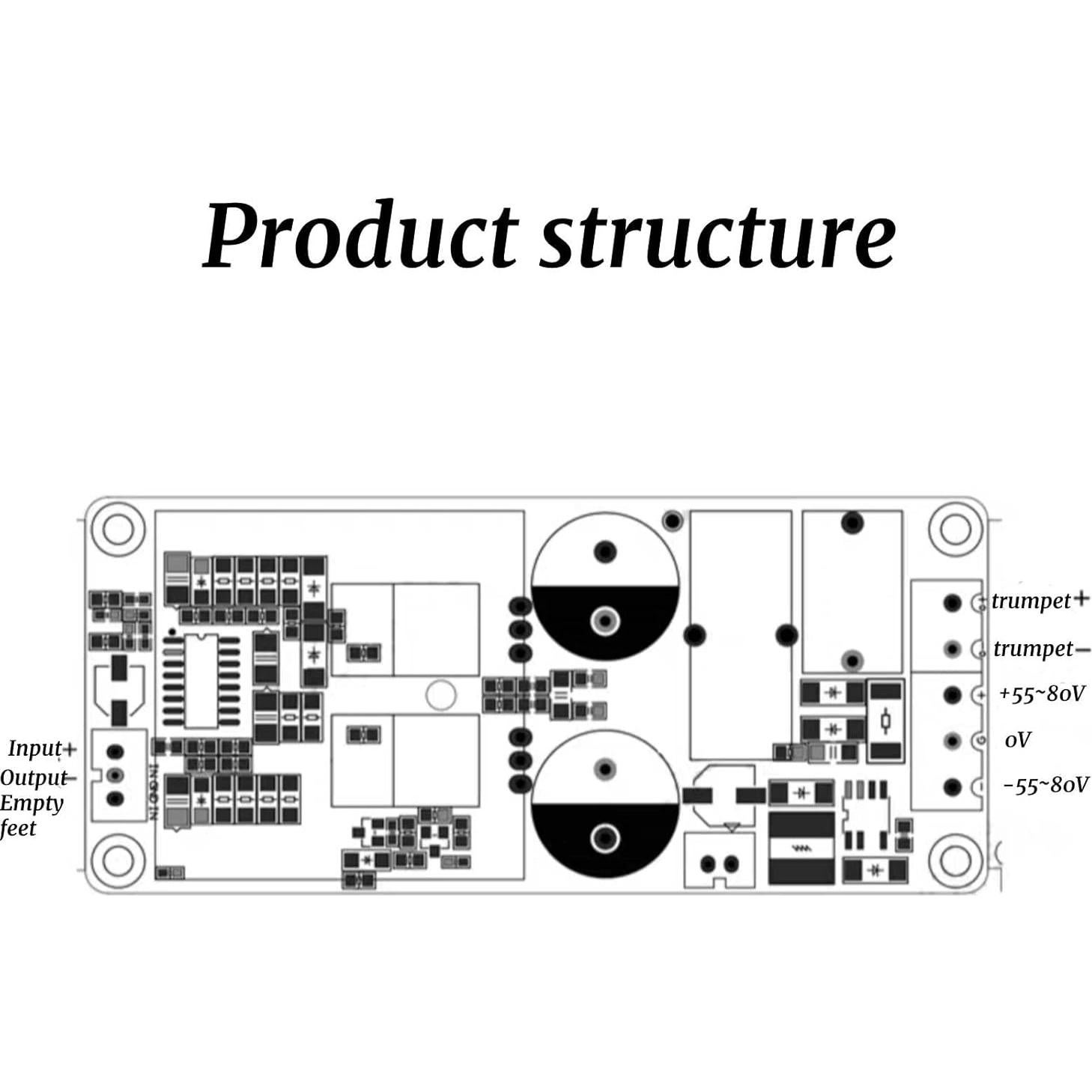 Amplificador Digital Hakeeta Irs2092s 500W Canal Mono