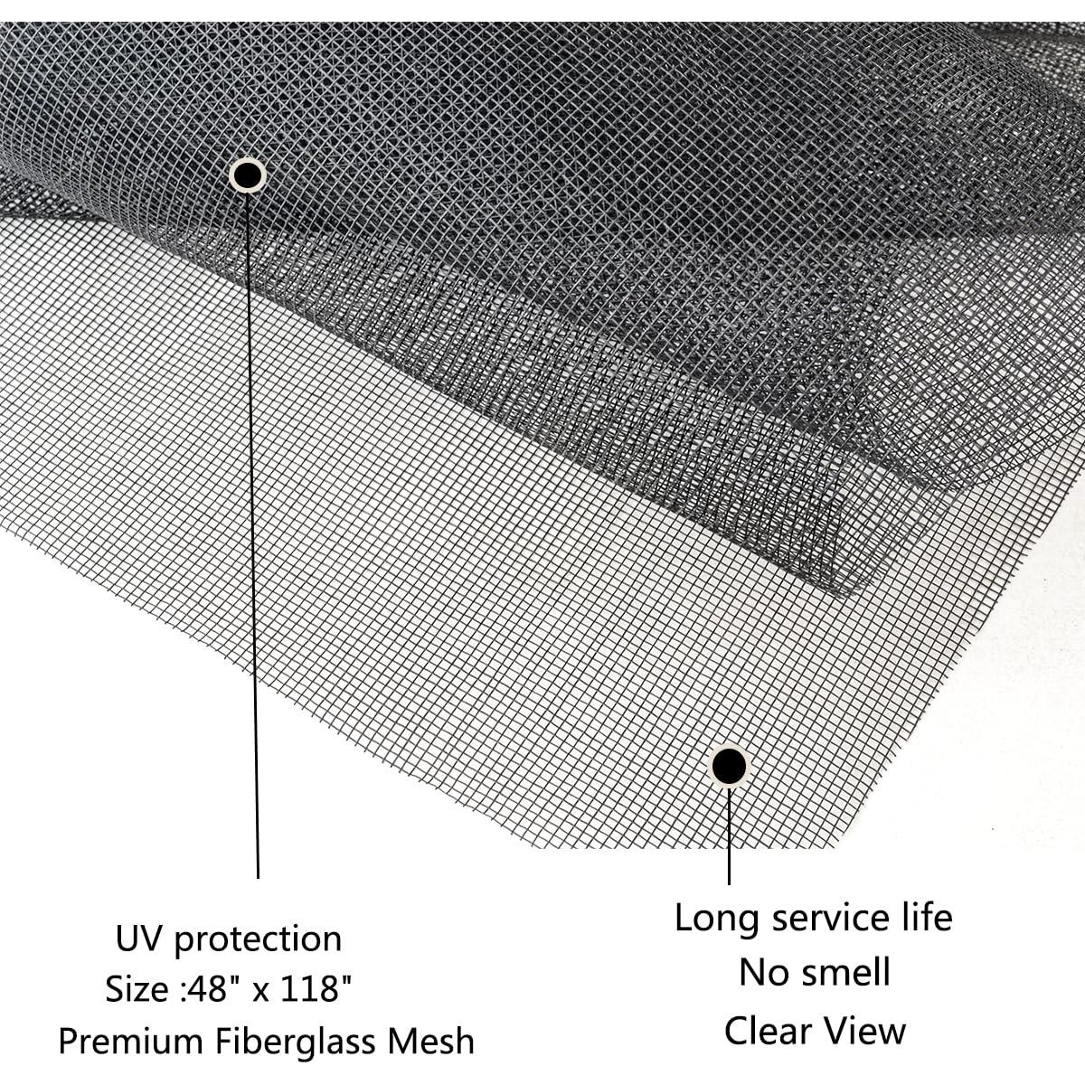 Kit de Reparación de Pantalla de Ventana SOGOO 1.22m x 3.00m