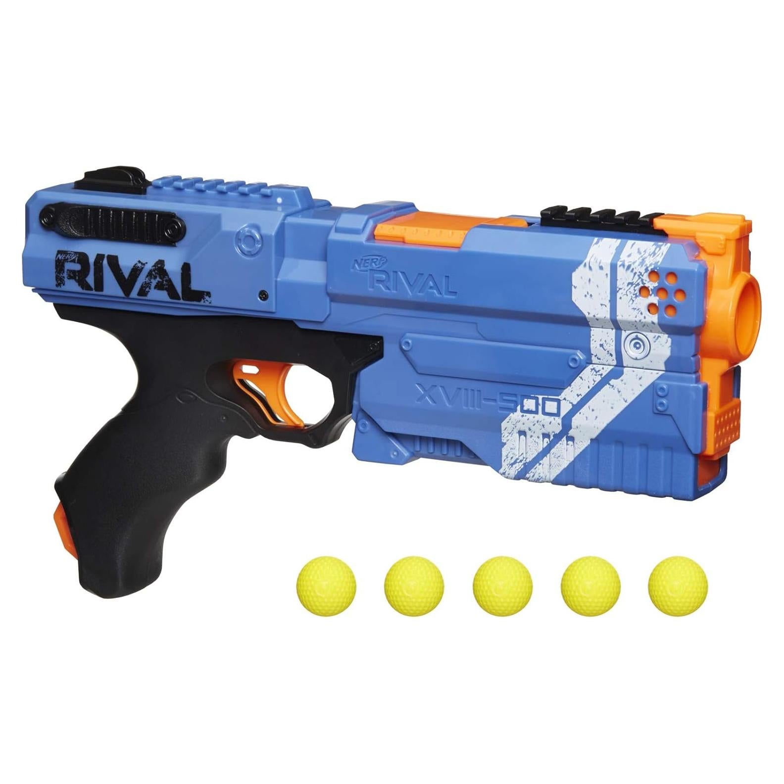 Bláster Nerf Rival Kronos XVIII-500 Azul - 5 Proyectiles