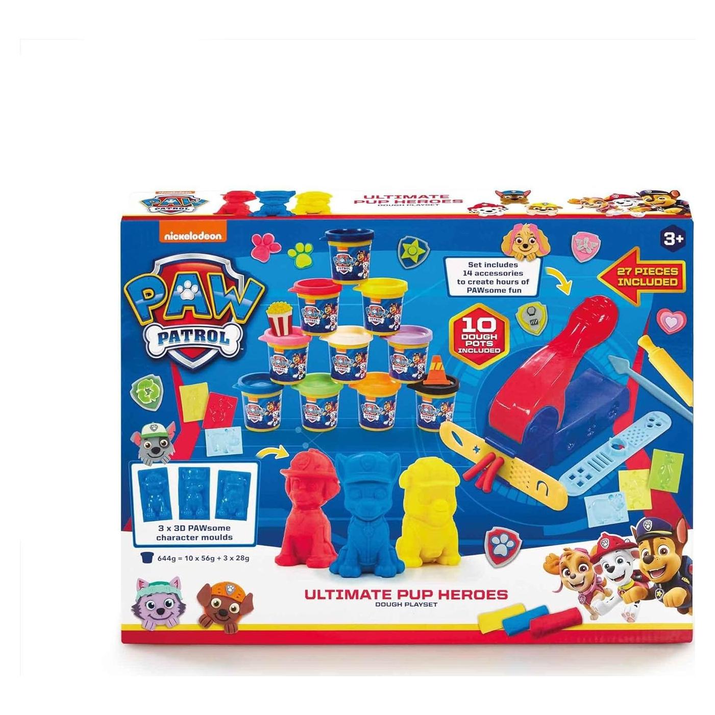 Conjunto de Héroes de Cachorros Masa Ready Steady Dough