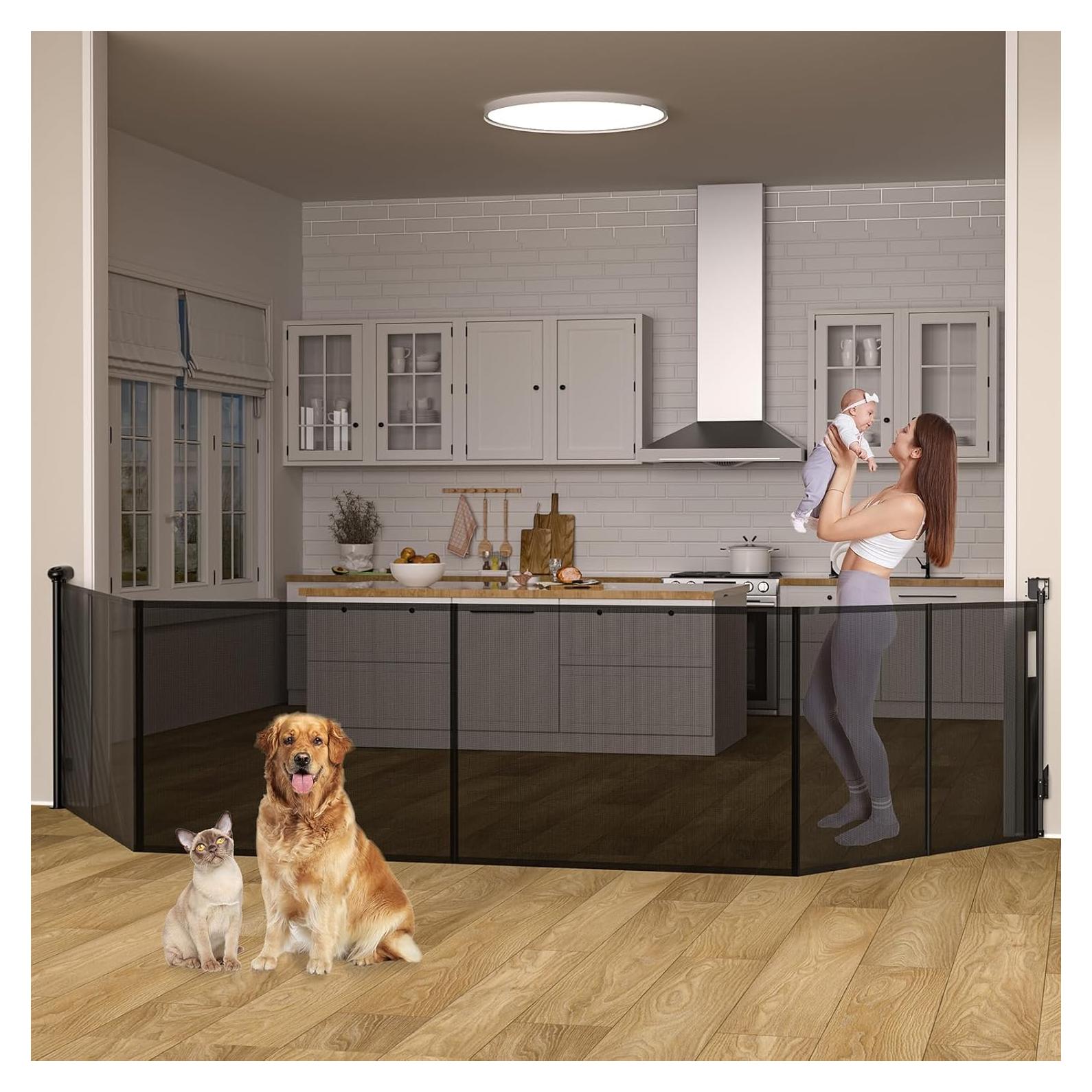 Puerta Retráctil de Seguridad CHICLUX 304.8 cm Ancha 86.36 cm Alta