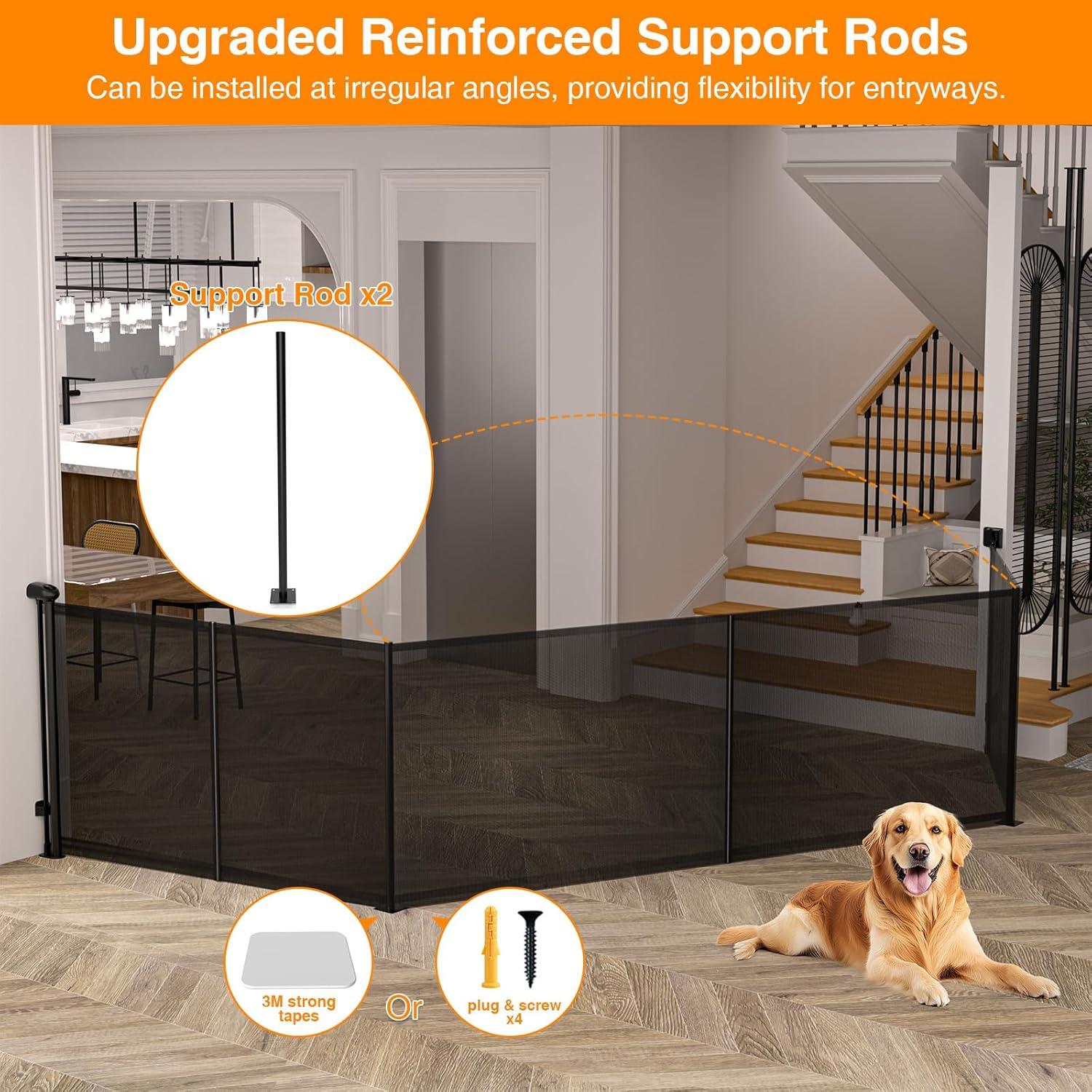 Puerta Retráctil de Seguridad CHICLUX 304.8 cm Ancha 86.36 cm Alta