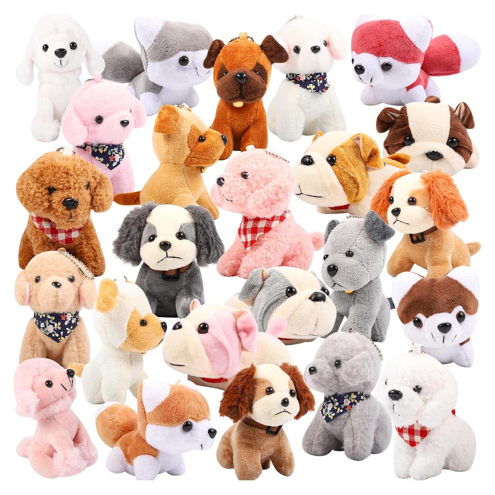Juguetes de Peluche para Perros Niceup 24 Piezas Mini