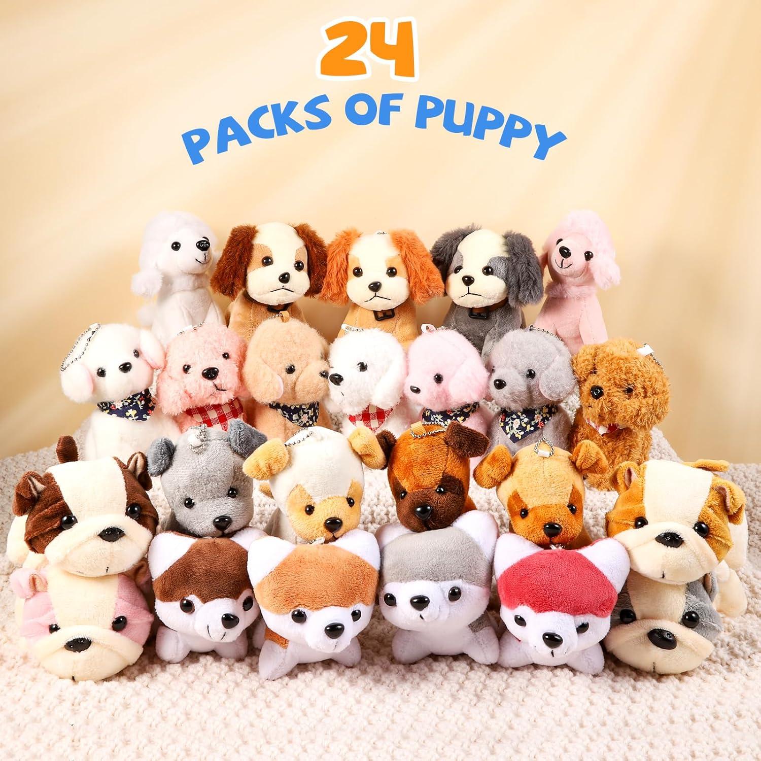Juguetes de Peluche para Perros Niceup 24 Piezas Mini