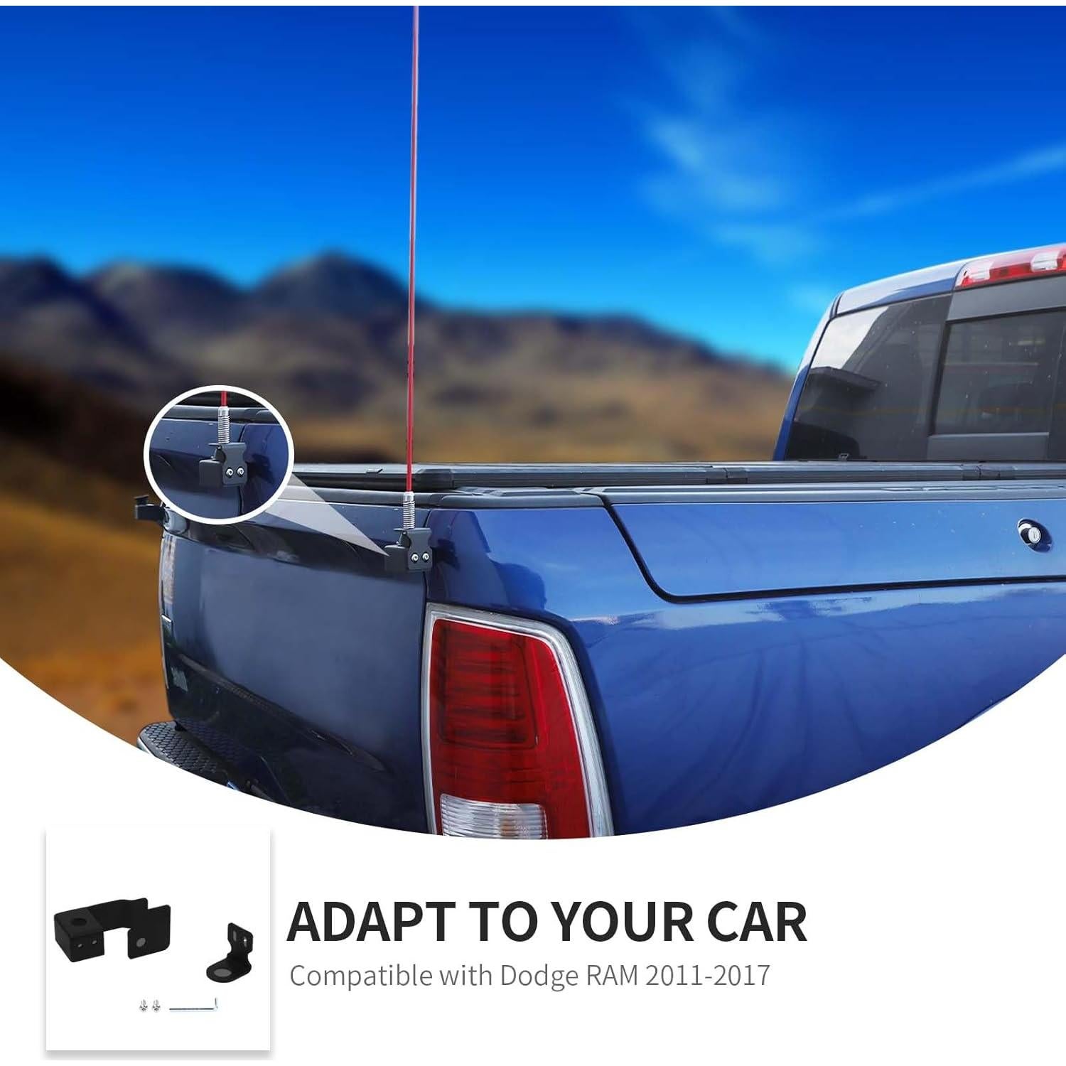 Soporte de Antena CB Linskip para Dodge RAM 2011-2017