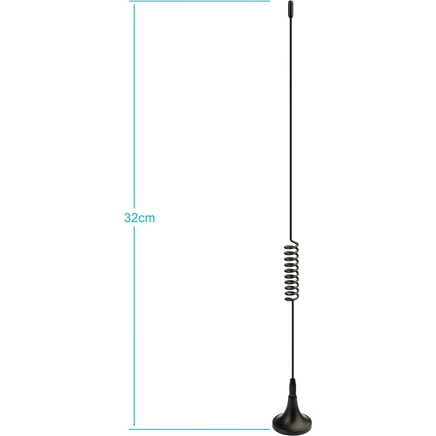 Antena Doble Banda 978MHz 1090MHz Bingfu 5dBi SMA Macho 2-Pack