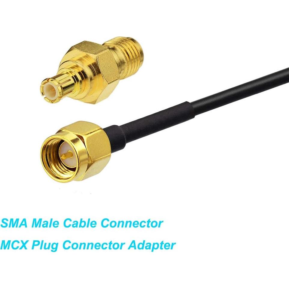 Antena Doble Banda 978MHz 1090MHz Bingfu 5dBi SMA Macho 2-Pack