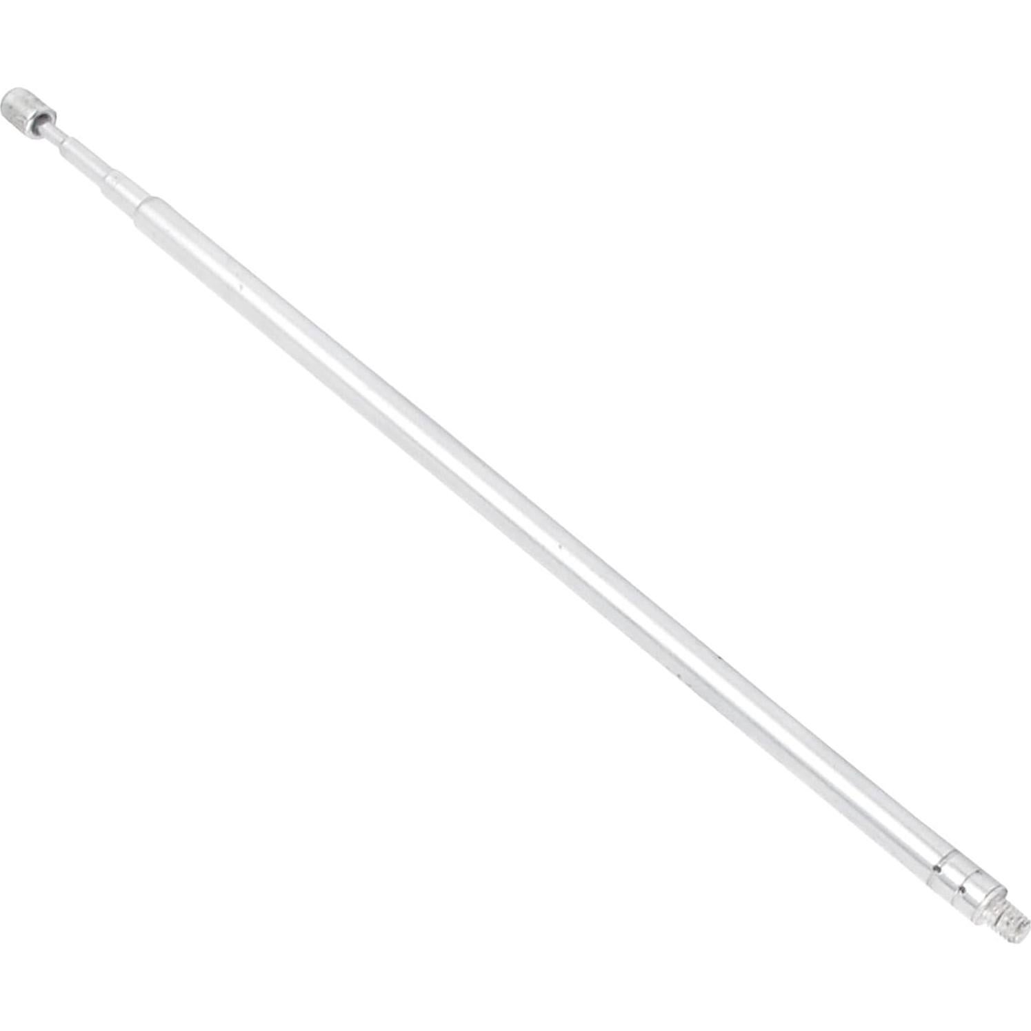 Antena Telescópica 43cm uxcell 4 Secciones Acero Inoxidable