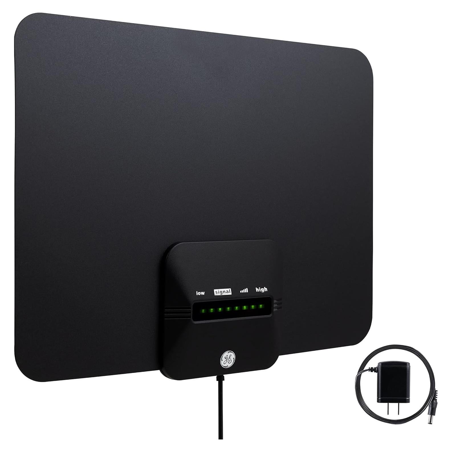 Antena de TV Digital HD Amplificada GE UltraPro 58403 4K 1080p