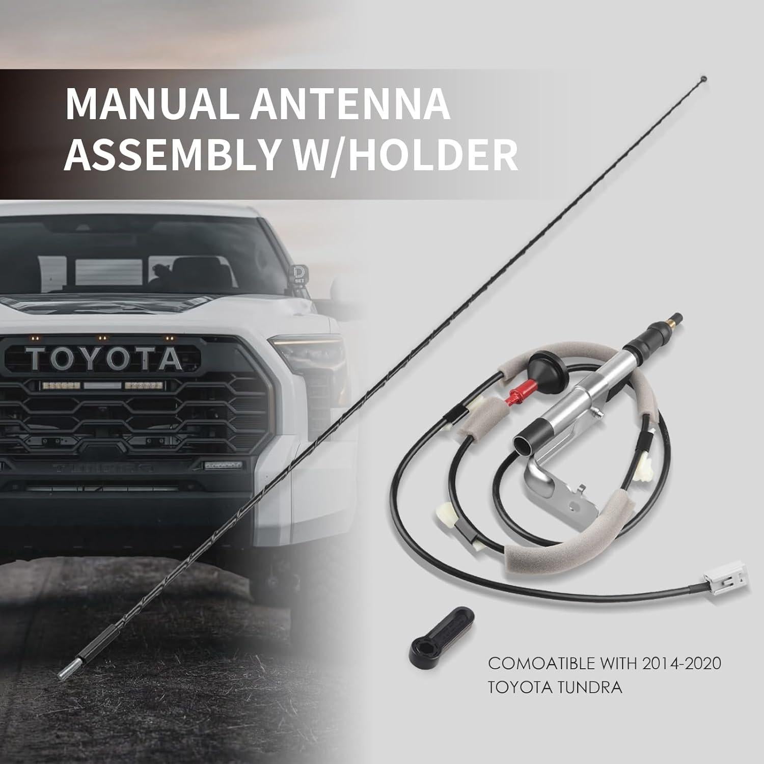Kit de Antena de Reemplazo E-Vniko para Toyota Tundra 2014-2020