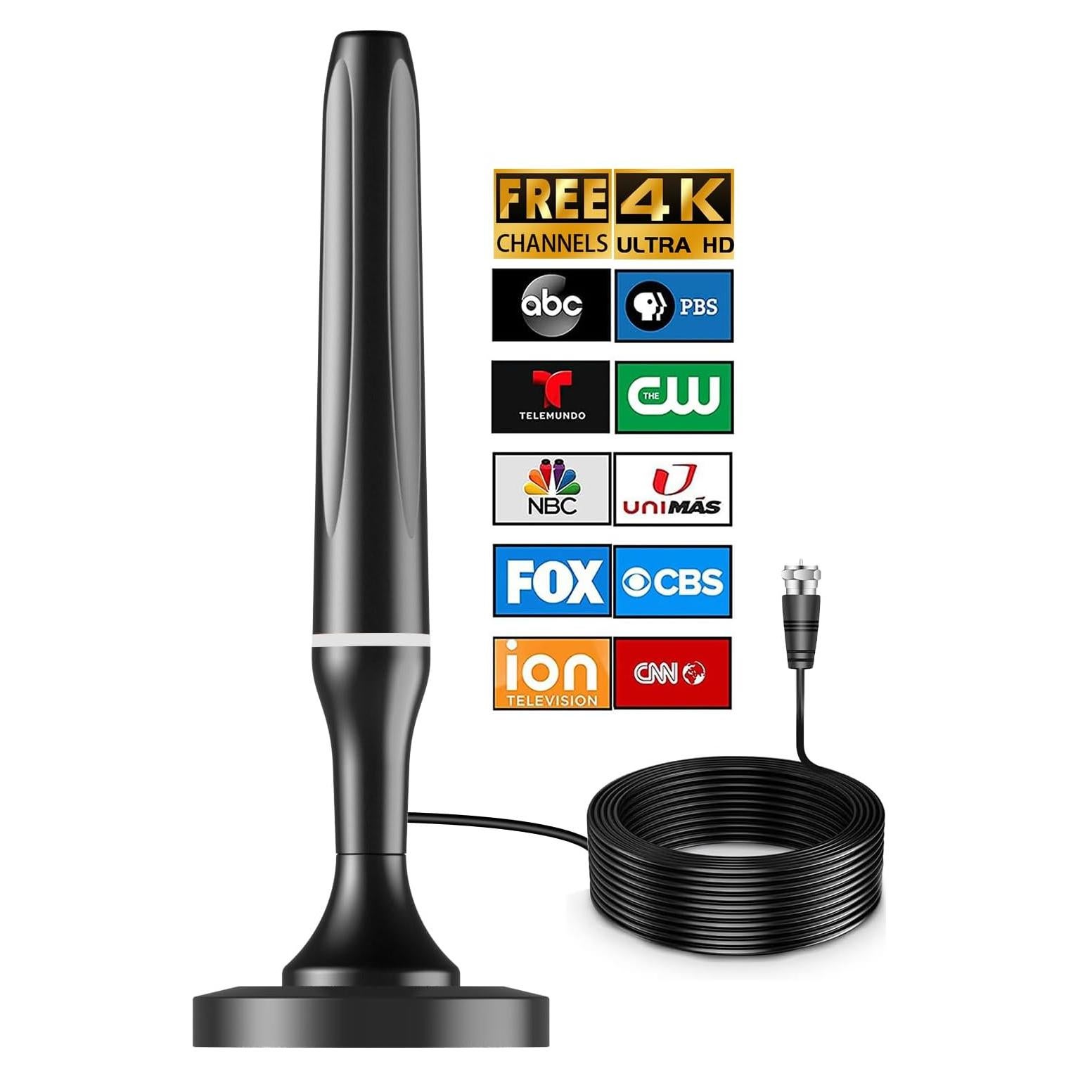 Antena Digital para TV Interior DGUPSP 4K Recepción 360°