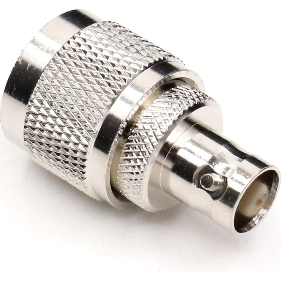 Adaptadores Coaxiales UHF Macho a BNC Hembra ANHAN - 2 Piezas