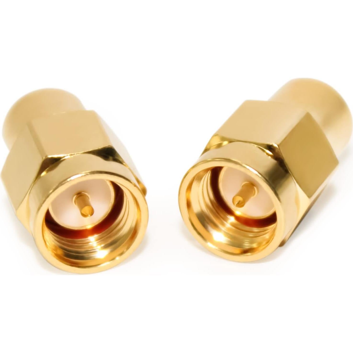 Adaptador Coaxial SMA Macho TOJOIN 2 Pcs 50 Ohm DC a 18GHz