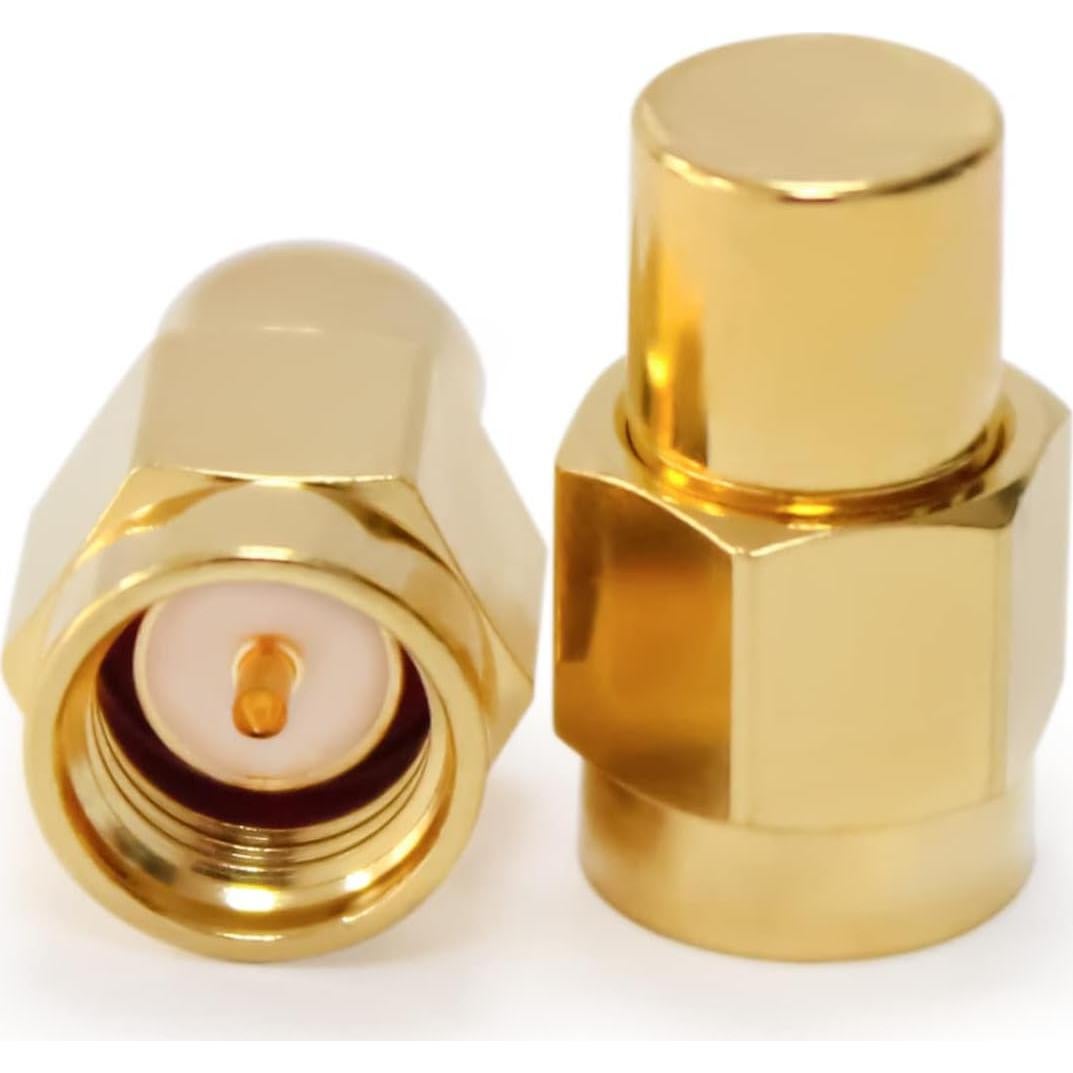 Adaptador Coaxial SMA Macho TOJOIN 2 Pcs 50 Ohm DC a 18GHz