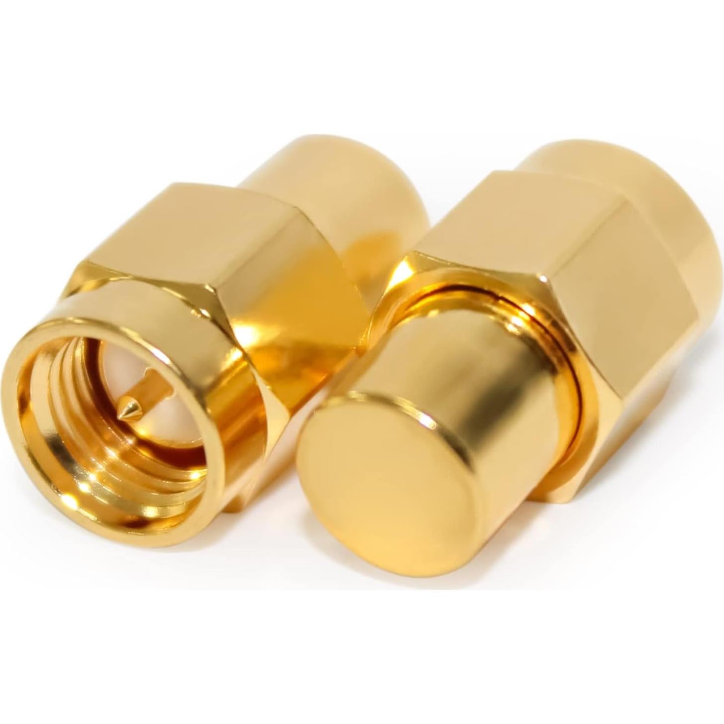 Adaptador Coaxial SMA Macho TOJOIN 2 Pcs 50 Ohm DC a 18GHz