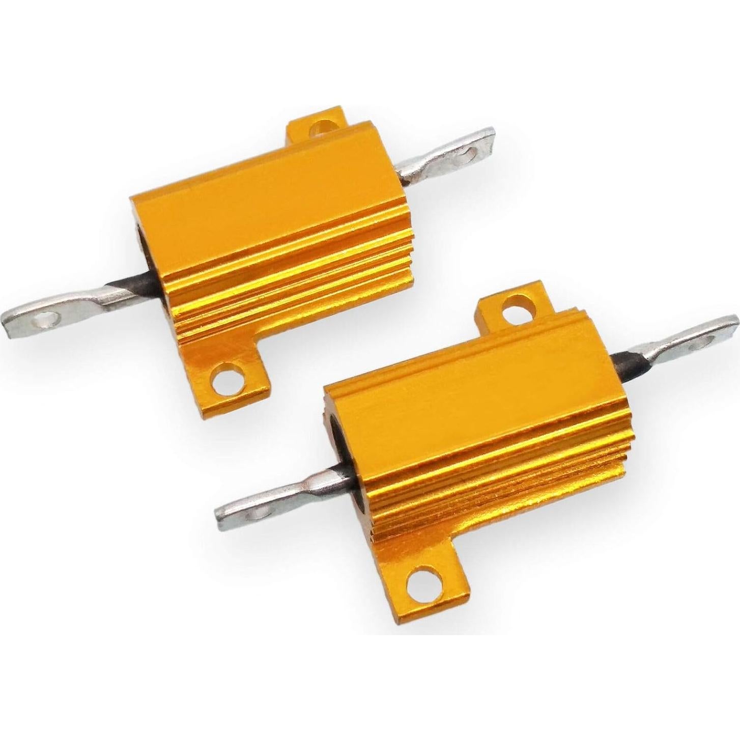 5pcs 18 ohm 18R 10W Watt Aluminum Housed Metal Case Wirewound Resistors