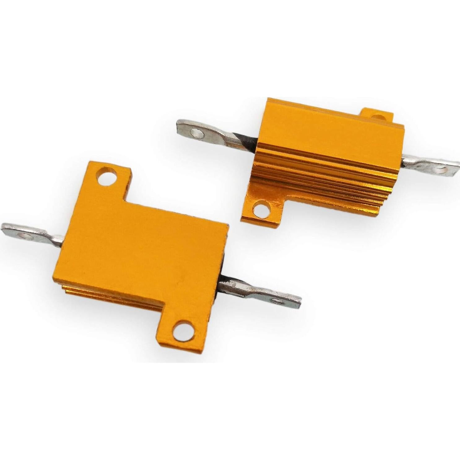 5pcs 18 ohm 18R 10W Watt Aluminum Housed Metal Case Wirewound Resistors