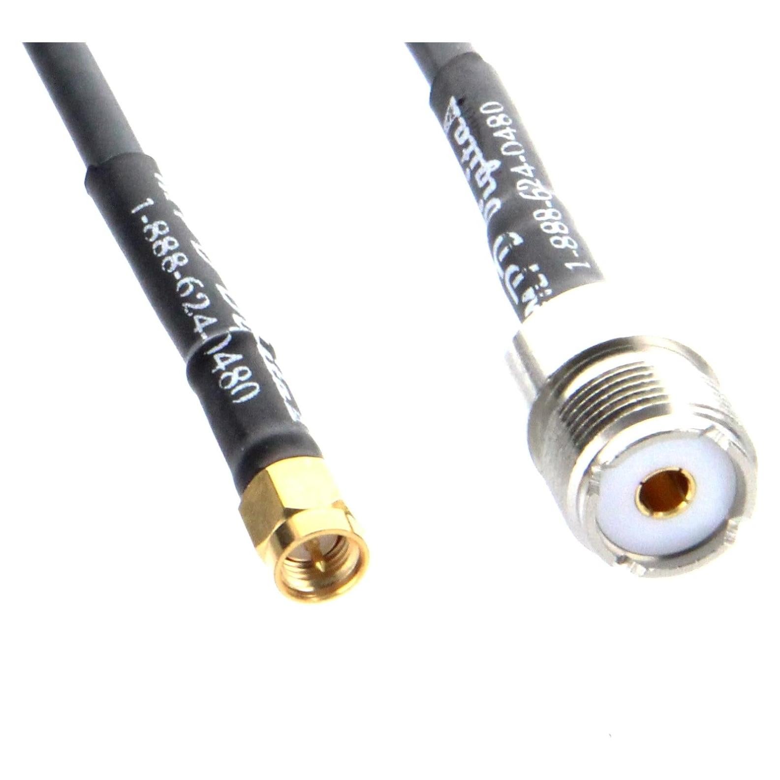 Cable Coaxial MPD Digital RG58U 1m SMA Macho a UHF Hembra
