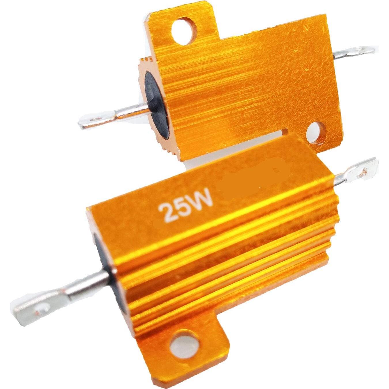 Resistencia de Aluminio 1.5 Ohm 25W 2 Piezas Gump's