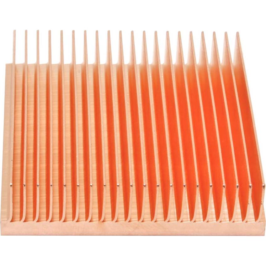 Disipador de Calor de Cobre Puro 40x40x10mm para Impresoras 3D