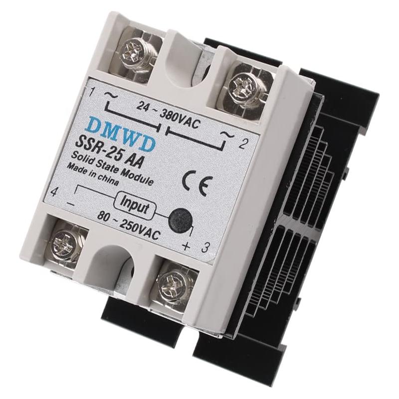 Relé de Estado Sólido DMWD SSR-25AA 25A AC a AC 80-250V