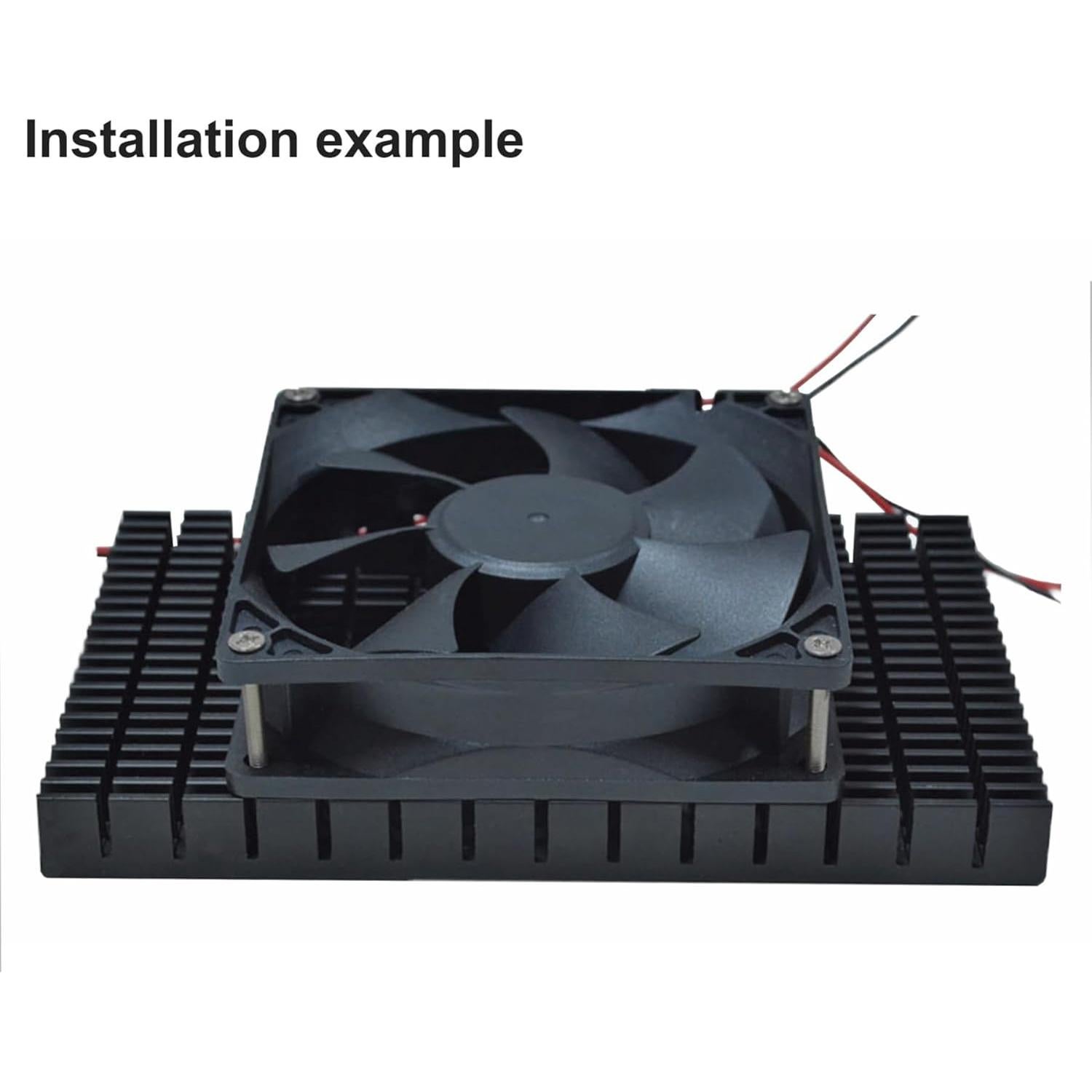 Disipador de Calor Aluminio Awxlumv 150x93x15mm 2 Pcs