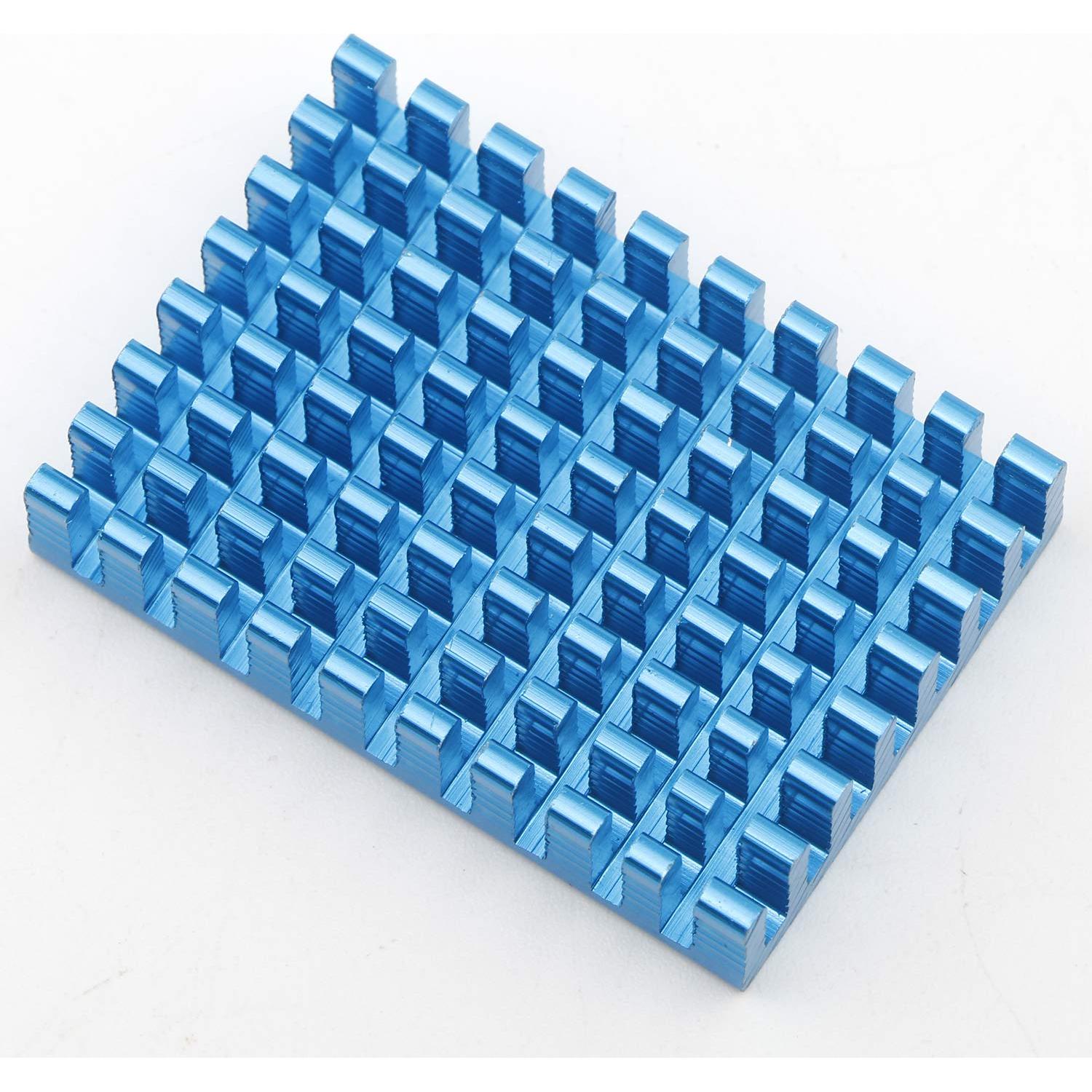 10 Disipadores de Calor de Aluminio 40x28x8mm Unxuey