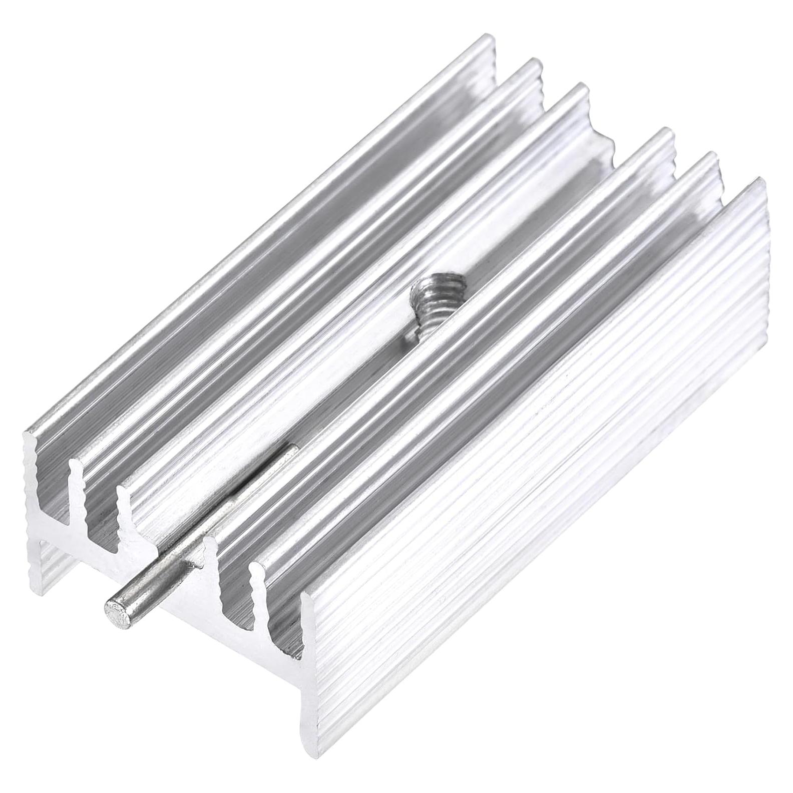 Disipador de Aluminio TO-220 uxcell 30x15x10mm 10pcs